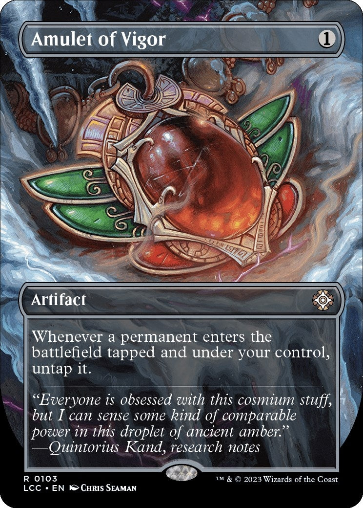 Image for Amulet of Vigor (Borderless) (103) (Commander: The Lost Caverns of Ixalan) - Magic: The Gathering