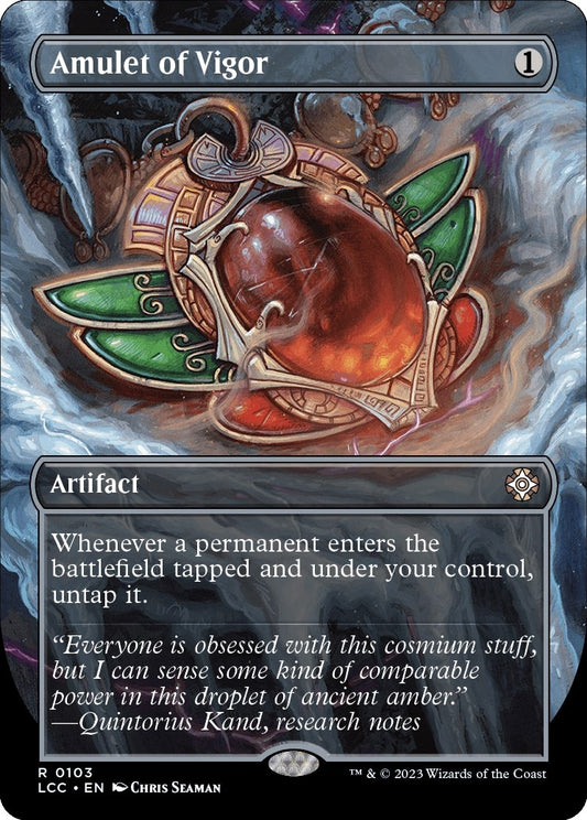 Image for Amulet of Vigor (Borderless) (103) (Commander: The Lost Caverns of Ixalan) - Magic: The Gathering