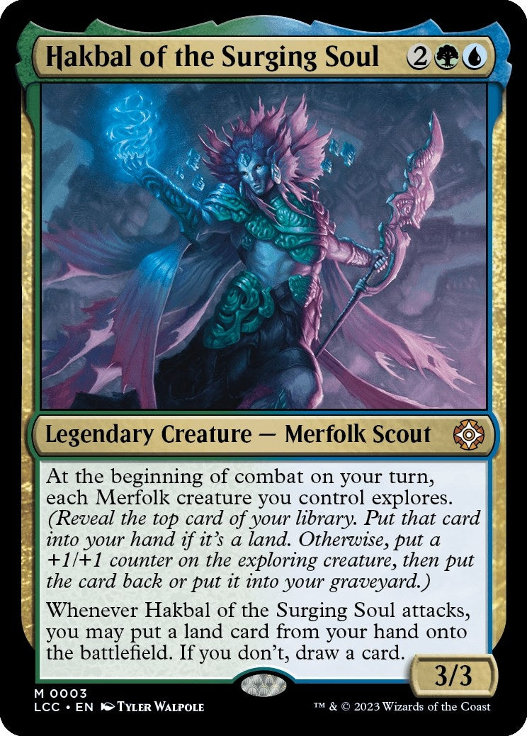 Image for Hakbal of the Surging Soul (3) (Commander: The Lost Caverns of Ixalan) - Magic: The Gathering