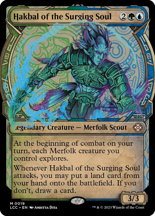 Image for Hakbal of the Surging Soul (Showcase) (19) (Commander: The Lost Caverns of Ixalan) - Magic: The Gathering