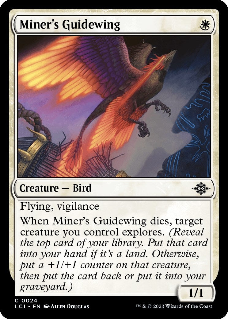 Image for Miner's Guidewing (24) (The Lost Caverns of Ixalan) - Magic: The Gathering