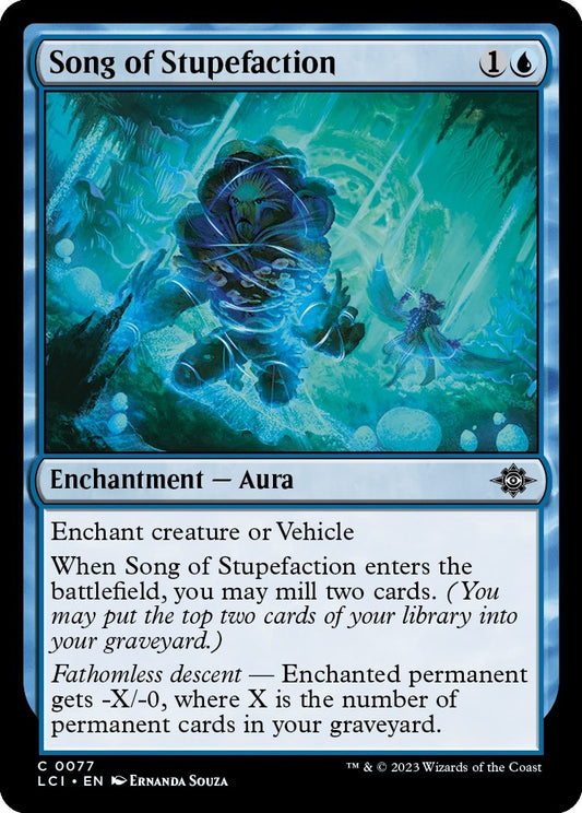 Image for Song of Stupefaction (77) (The Lost Caverns of Ixalan) - Magic: The Gathering
