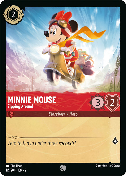 Image for Minnie Mouse - Zipping Around (115/204) (Rise of the Floodborn) - Disney Lorcana