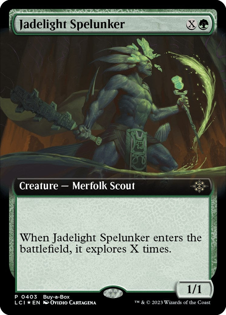Image for Jadelight Spelunker (Extended Art) (403) (Buy-A-Box Promos) - Magic: The Gathering