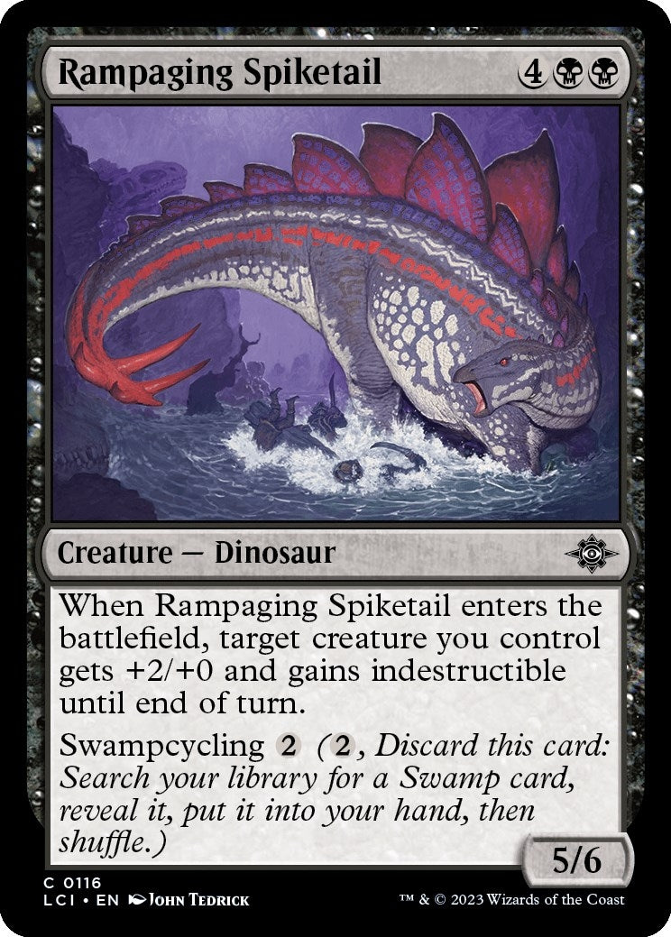 Image for Rampaging Spiketail (116) (The Lost Caverns of Ixalan) - Magic: The Gathering