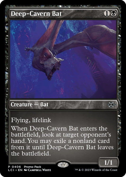 Image for Deep-Cavern Bat (406) (Promo Pack: The Lost Caverns of Ixalan) - Magic: The Gathering