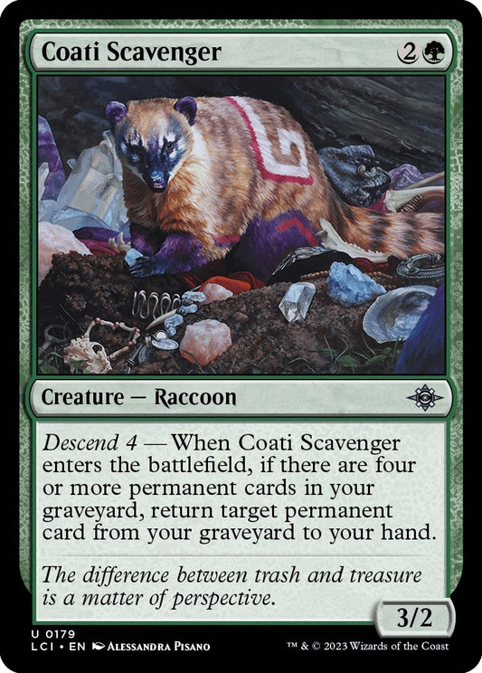 Image for Coati Scavenger (179) (The Lost Caverns of Ixalan) - Magic: The Gathering