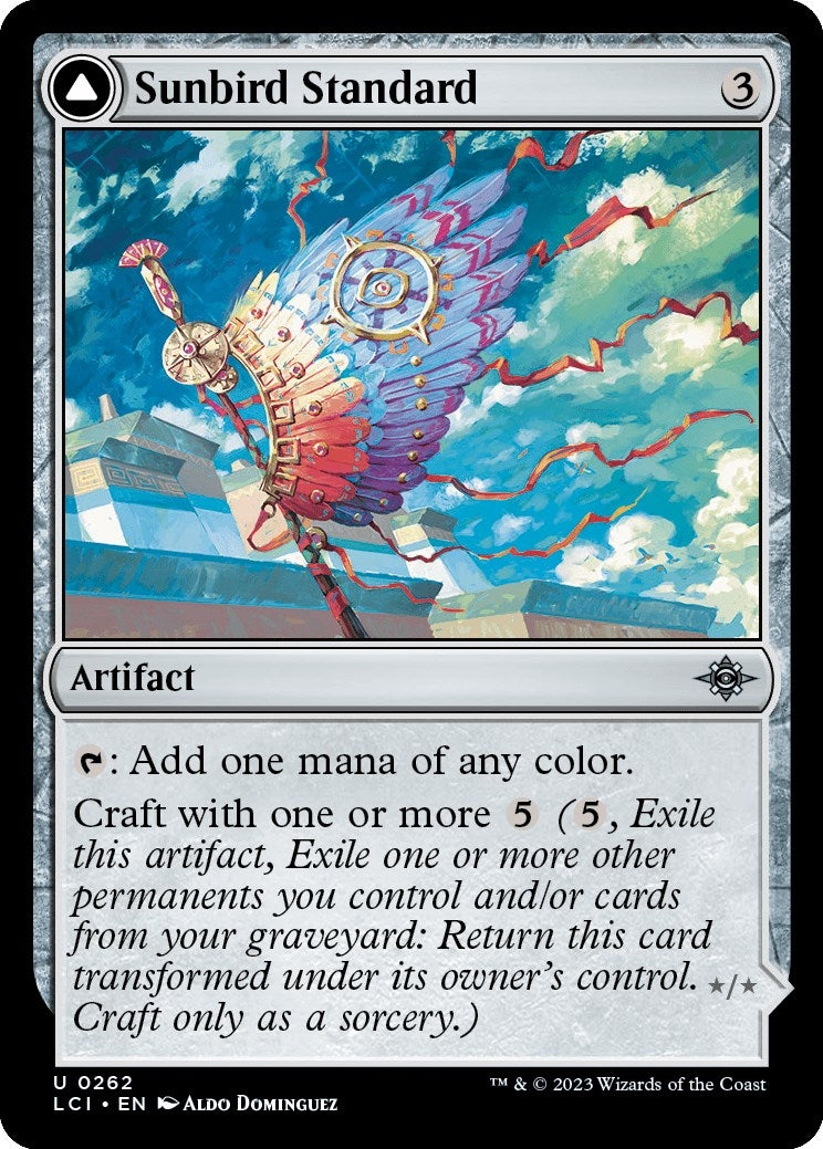 Image for Sunbird Standard (262) (The Lost Caverns of Ixalan) - Magic: The Gathering