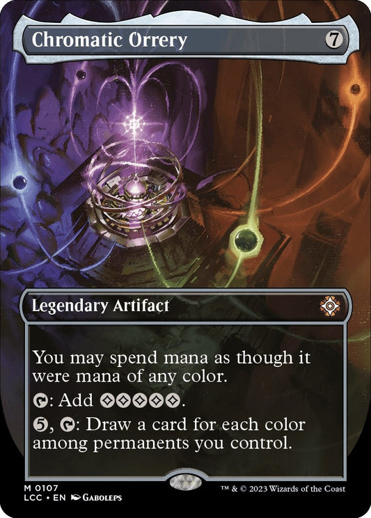 Image for Chromatic Orrery (Borderless) (107) (Commander: The Lost Caverns of Ixalan) - Magic: The Gathering