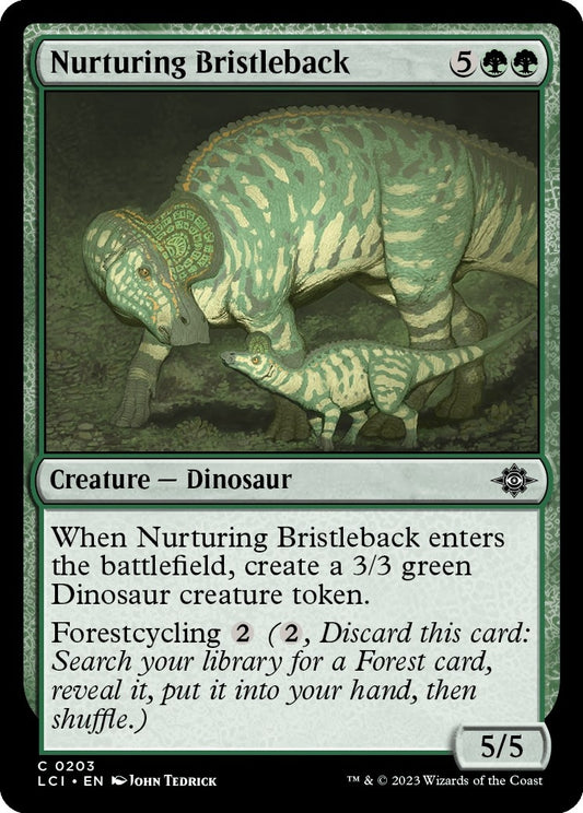 Image for Nurturing Bristleback (203) (The Lost Caverns of Ixalan) - Magic: The Gathering