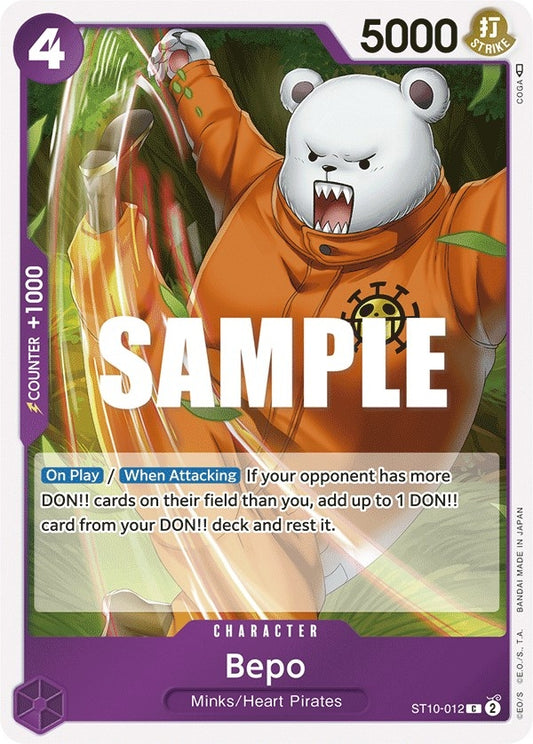 Image for Bepo (ST10-012) (Ultra Deck: The Three Captains) - One Piece Card Game