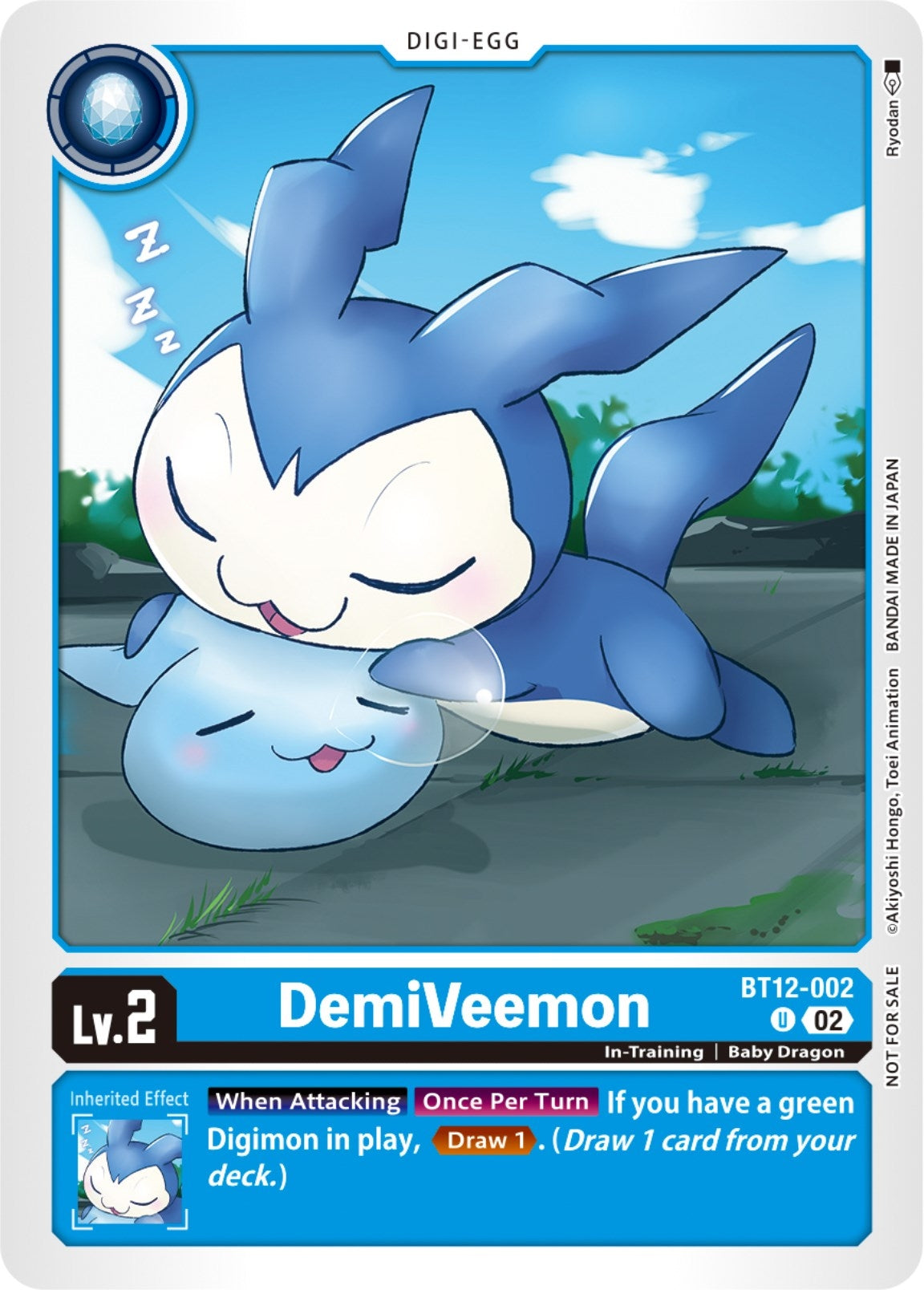 Image for DemiVeemon (NYCC 2023 Demo Deck) (BT12-002 U) (Digimon Demo Deck Exclusive Cards) - Digimon Card Game