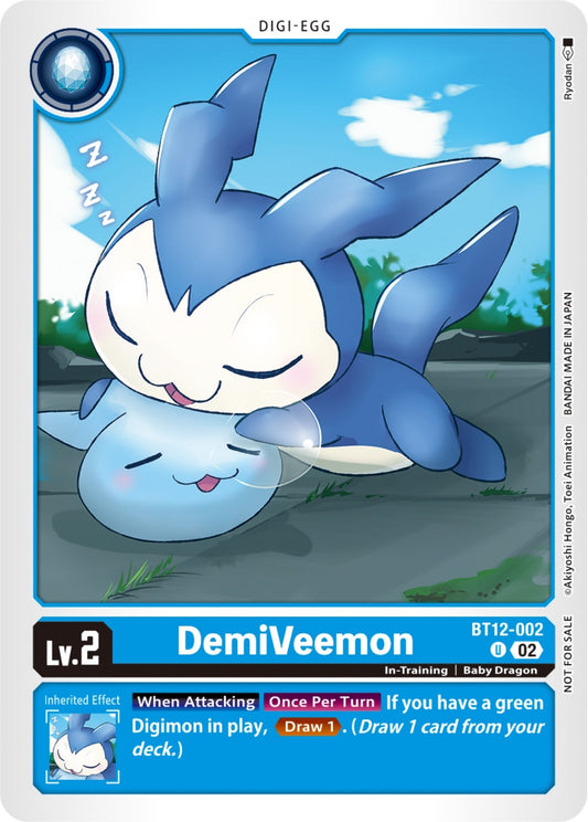 Image for DemiVeemon (NYCC 2023 Demo Deck) (BT12-002 U) (Digimon Demo Deck Exclusive Cards) - Digimon Card Game