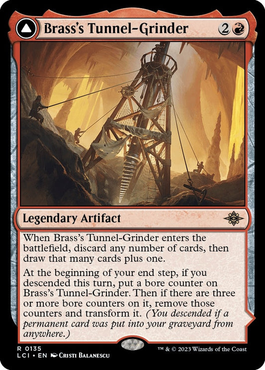 Image for Brass's Tunnel-Grinder (135) (The Lost Caverns of Ixalan) - Magic: The Gathering