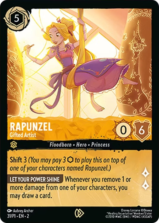Image for Rapunzel - Gifted Artist (31) (Disney Lorcana Promo Cards) - Disney Lorcana