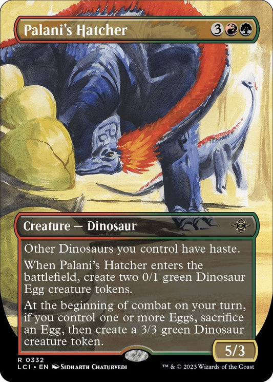 Image for Palani's Hatcher (Borderless) (332) (The Lost Caverns of Ixalan) - Magic: The Gathering