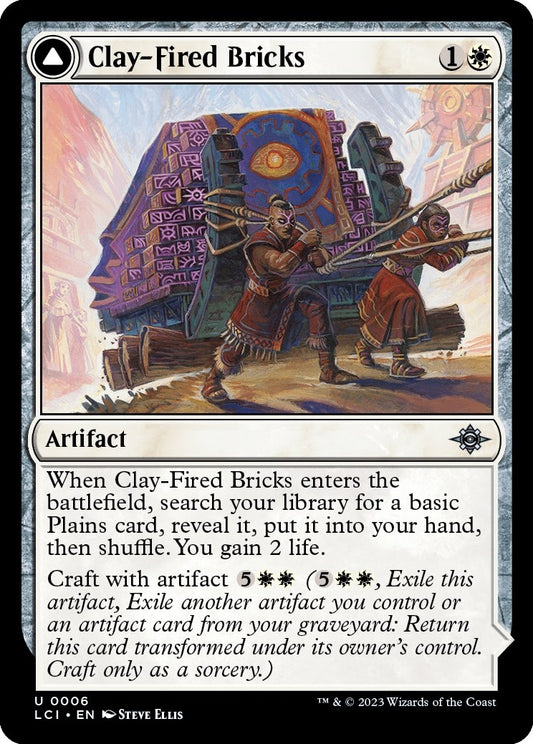 Image for Clay-Fired Bricks (6) (The Lost Caverns of Ixalan) - Magic: The Gathering