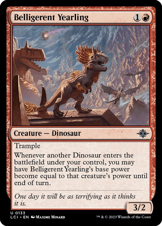 Image for Belligerent Yearling (133) (The Lost Caverns of Ixalan) - Magic: The Gathering