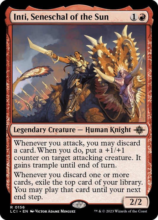 Image for Inti, Seneschal of the Sun (156) (The Lost Caverns of Ixalan) - Magic: The Gathering