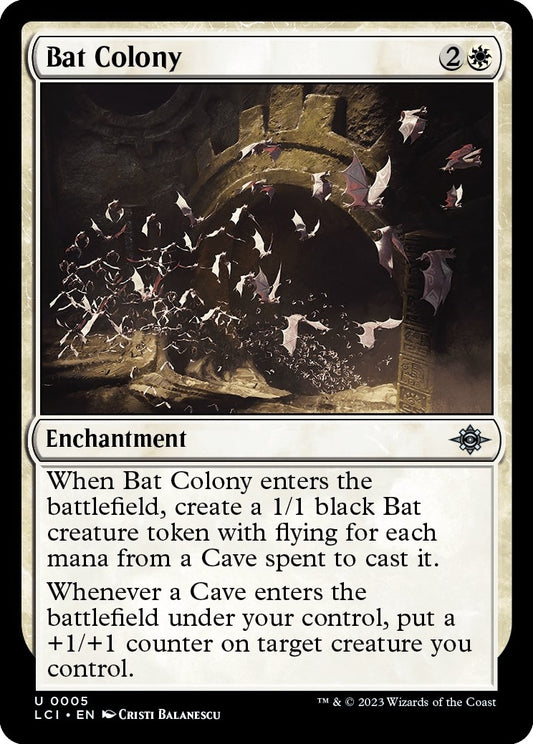 Image for Bat Colony (5) (The Lost Caverns of Ixalan) - Magic: The Gathering
