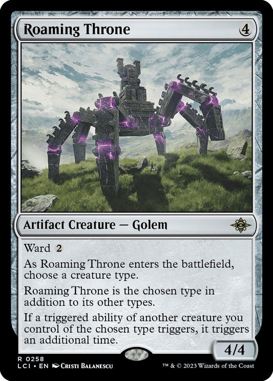Image for Roaming Throne (258) (The Lost Caverns of Ixalan) - Magic: The Gathering