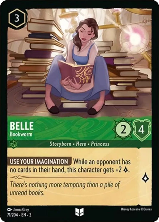 Image for Belle - Bookworm (71/204) (Rise of the Floodborn) - Disney Lorcana