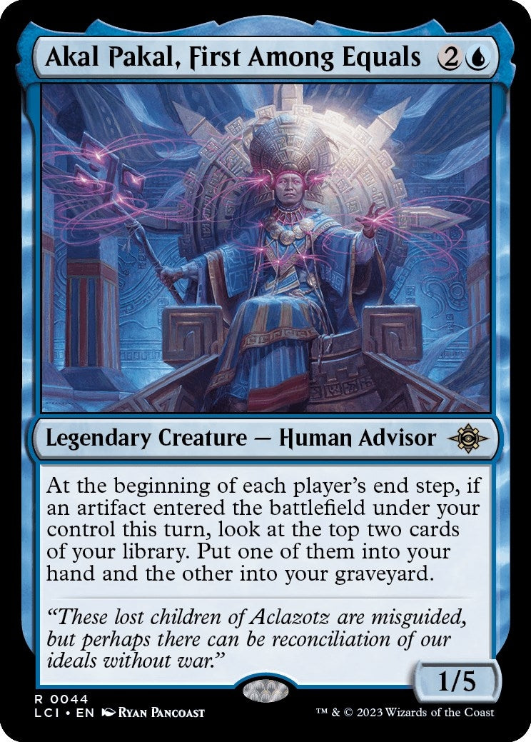 Image for Akal Pakal, First Among Equals (44) (The Lost Caverns of Ixalan) - Magic: The Gathering