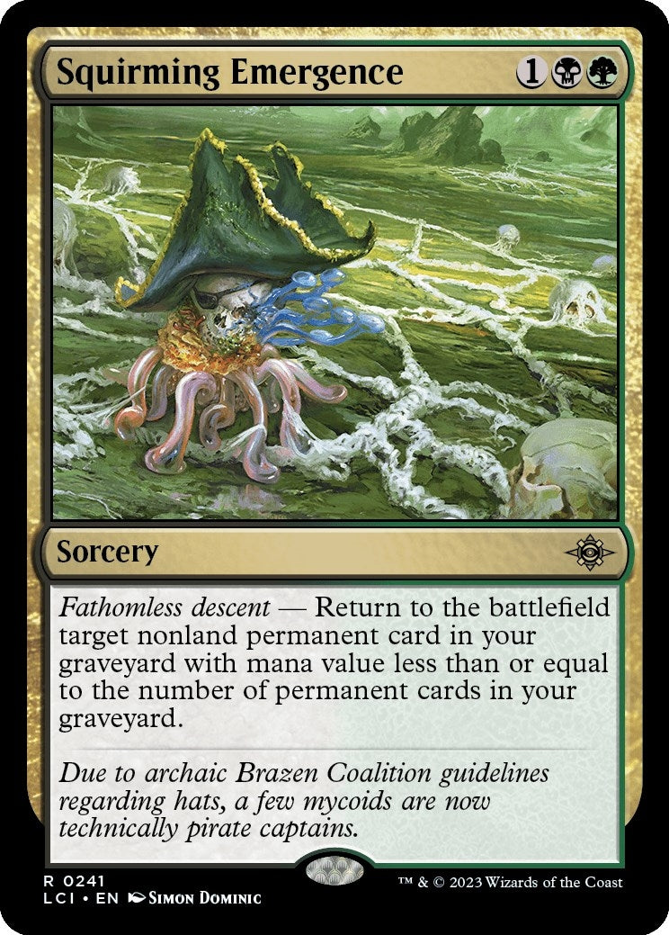 Image for Squirming Emergence (241) (The Lost Caverns of Ixalan) - Magic: The Gathering