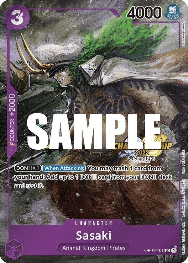 Image for Sasaki (CS 2023 Event Pack) (OP01-101) (One Piece Promotion Cards) - One Piece Card Game