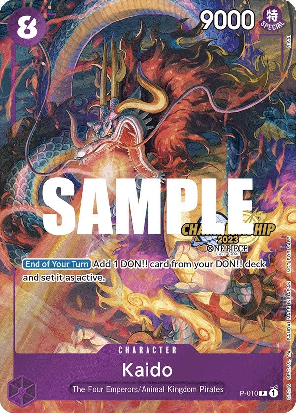 Image for Kaido (CS 2023 Celebration Pack) (P-010) (One Piece Promotion Cards) - One Piece Card Game