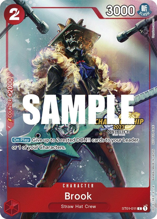 Image for Brook (CS 2023 Celebration Pack) (ST01-011) (One Piece Promotion Cards) - One Piece Card Game