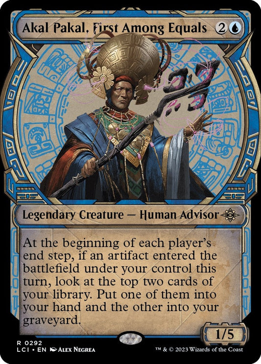 Image for Akal Pakal, First Among Equals (Showcase) (292) (The Lost Caverns of Ixalan) - Magic: The Gathering