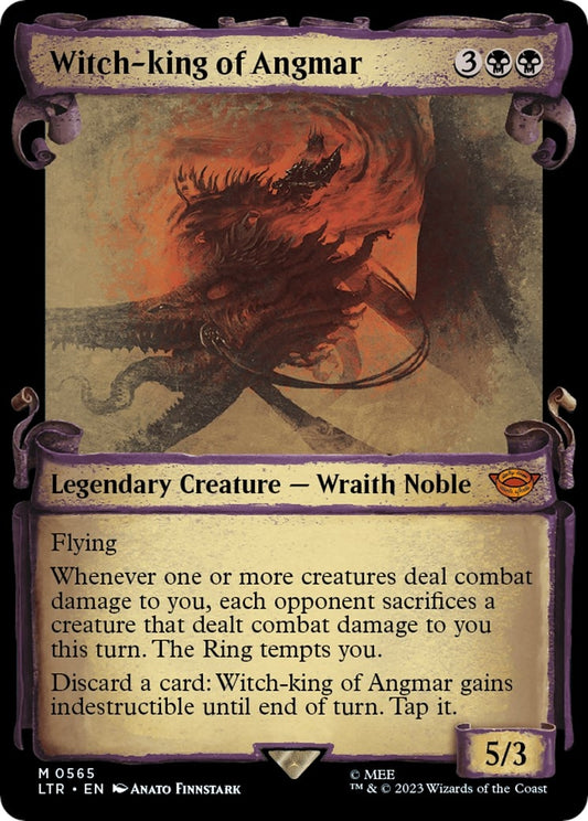 Image for Witch-king of Angmar (Showcase Scrolls) (565) (Universes Beyond: The Lord of the Rings: Tales of Middle-earth) - Magic: The Gathering