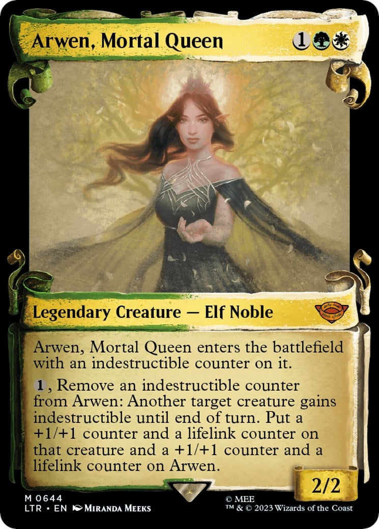Image for Arwen, Mortal Queen (Showcase Scrolls) (644) (Universes Beyond: The Lord of the Rings: Tales of Middle-earth) - Magic: The Gathering