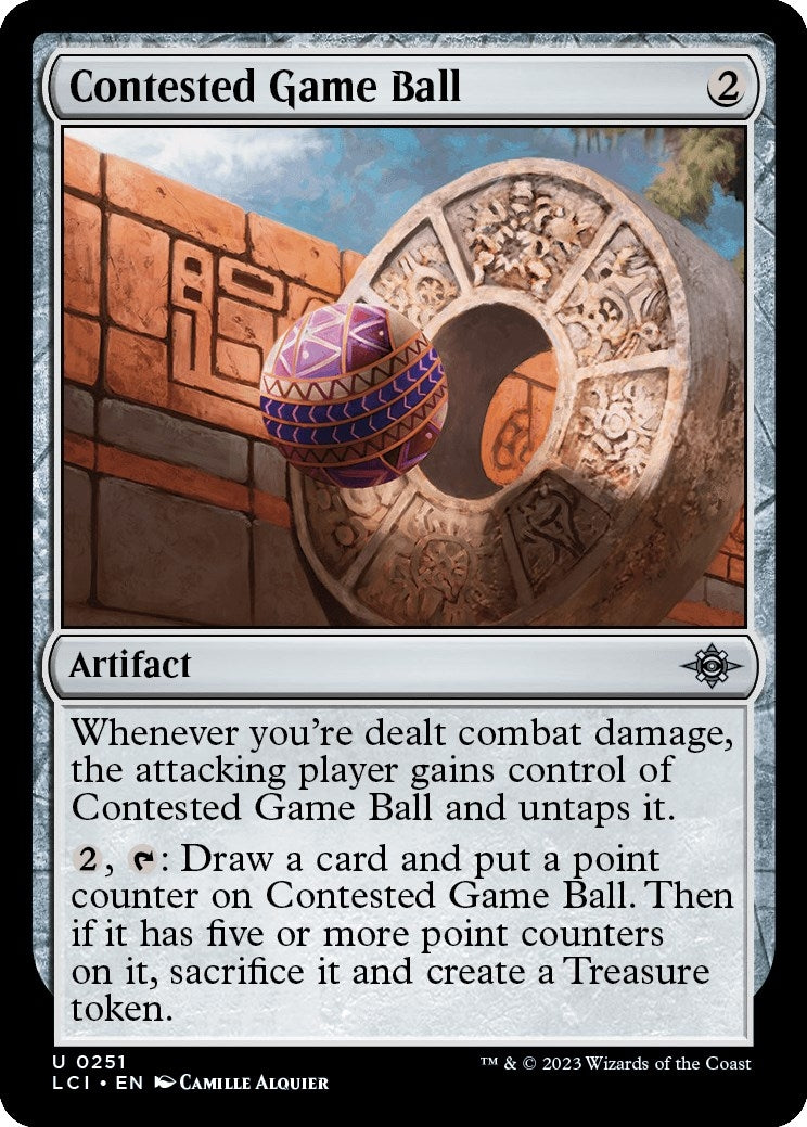Image for Contested Game Ball (251) (The Lost Caverns of Ixalan) - Magic: The Gathering