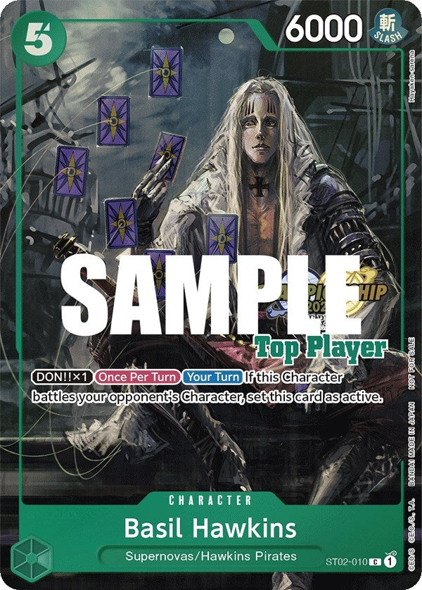 Image for Basil Hawkins (CS 2023 Top Players Pack) (ST02-010) (One Piece Promotion Cards) - One Piece Card Game