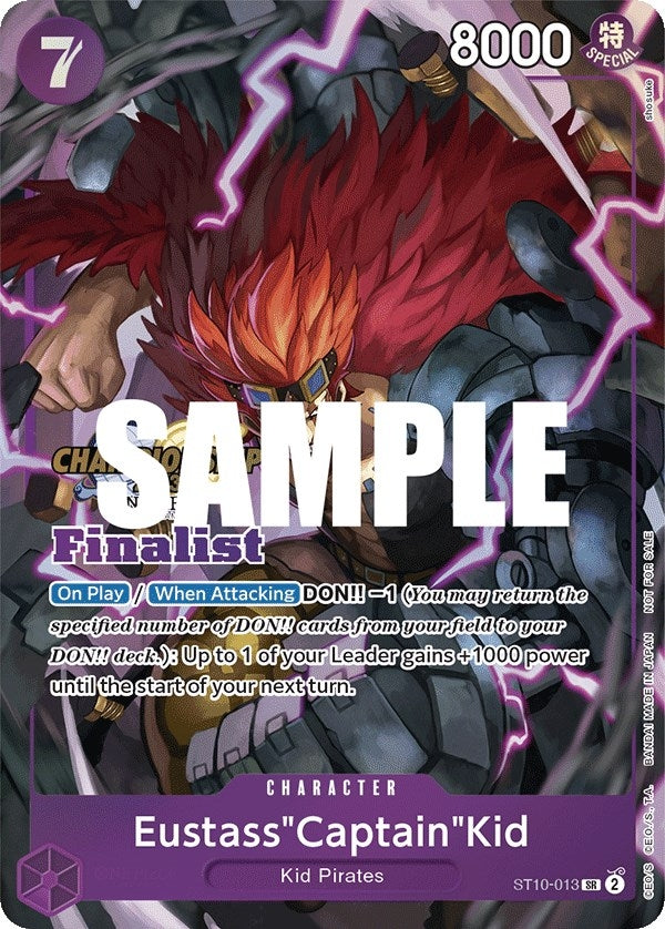 Image for Eustass"Captain"Kid (CS 2023 Top Players Pack) [Finalist] (ST10-013) (One Piece Promotion Cards) - One Piece Card Game