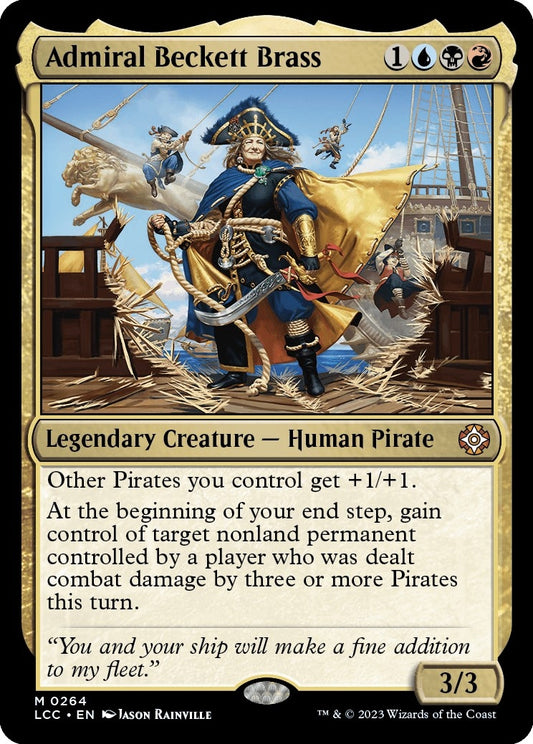 Image for Admiral Beckett Brass (264) (Commander: The Lost Caverns of Ixalan) - Magic: The Gathering