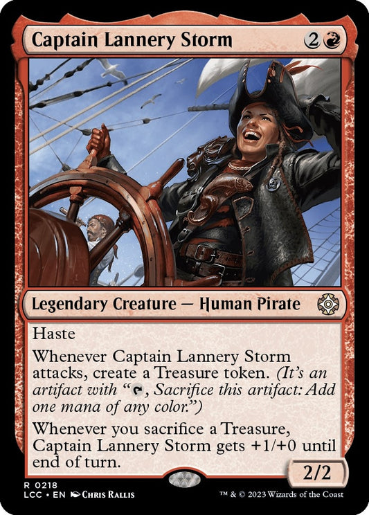 Image for Captain Lannery Storm (218) (Commander: The Lost Caverns of Ixalan) - Magic: The Gathering