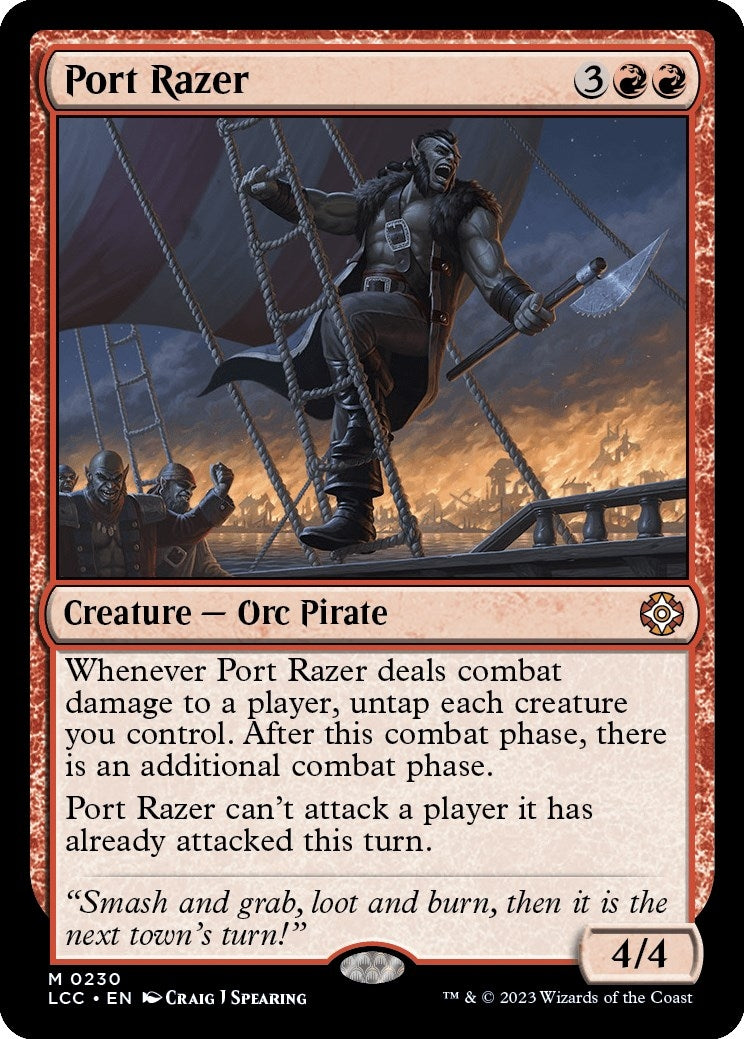Image for Port Razer (230) (Commander: The Lost Caverns of Ixalan) - Magic: The Gathering