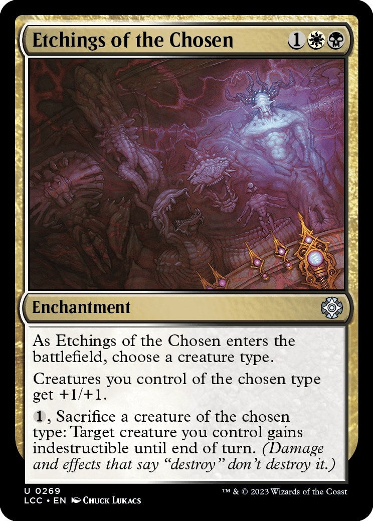 Image for Etchings of the Chosen (269) (Commander: The Lost Caverns of Ixalan) - Magic: The Gathering