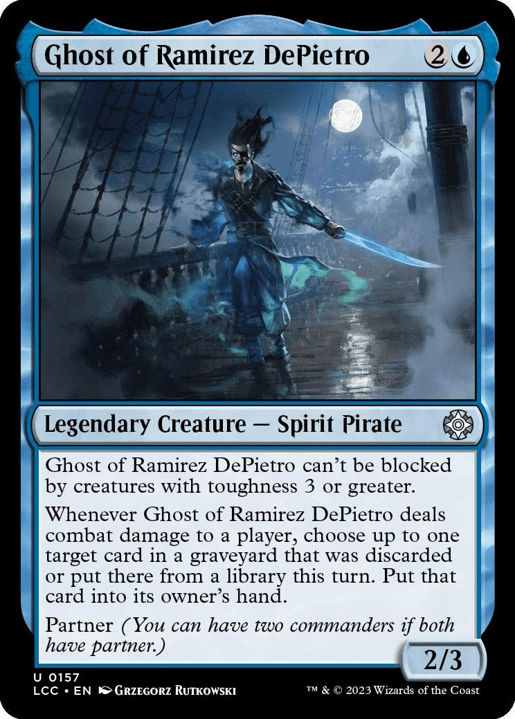 Image for Ghost of Ramirez DePietro (157) (Commander: The Lost Caverns of Ixalan) - Magic: The Gathering