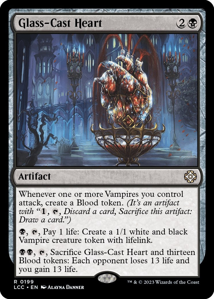 Image for Glass-Cast Heart (199) (Commander: The Lost Caverns of Ixalan) - Magic: The Gathering