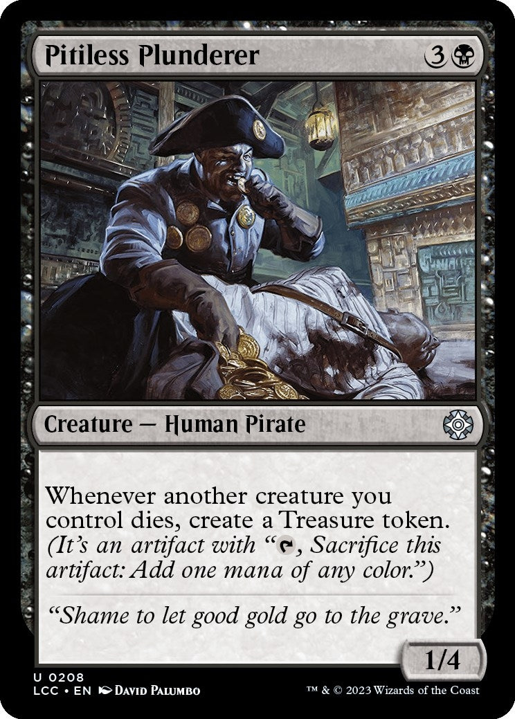 Image for Pitiless Plunderer (208) (Commander: The Lost Caverns of Ixalan) - Magic: The Gathering
