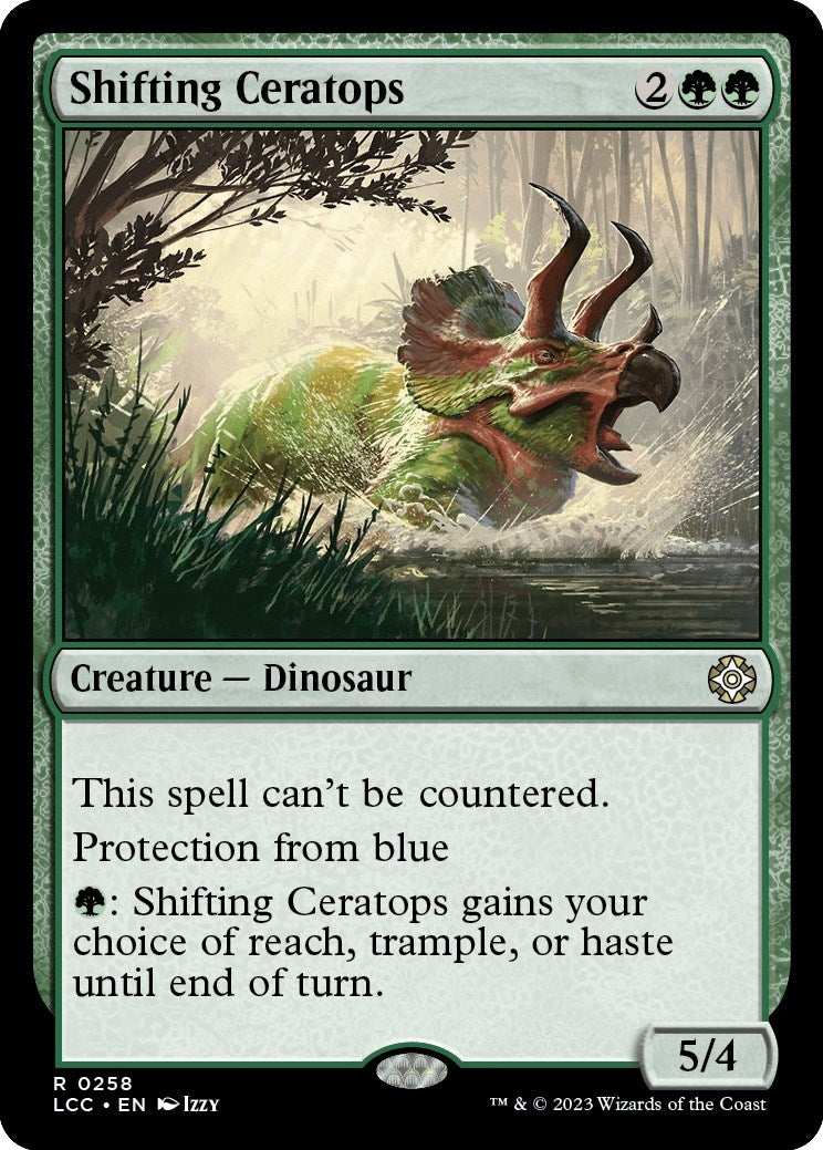 Image for Shifting Ceratops (258) (Commander: The Lost Caverns of Ixalan) - Magic: The Gathering