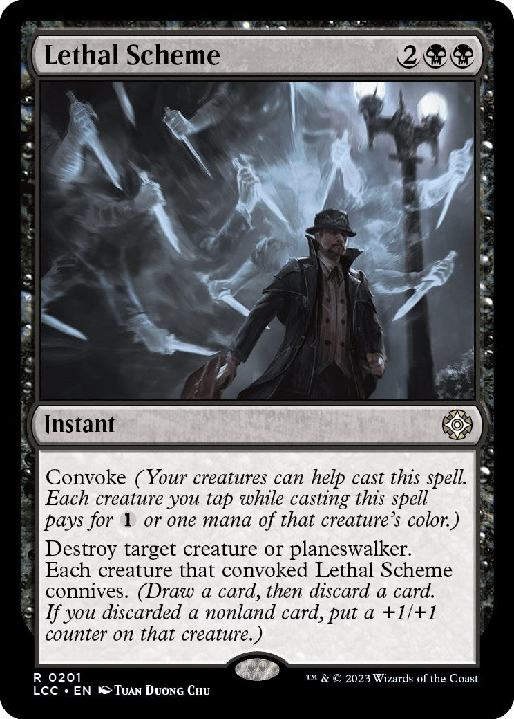 Image for Lethal Scheme (201) (Commander: The Lost Caverns of Ixalan) - Magic: The Gathering