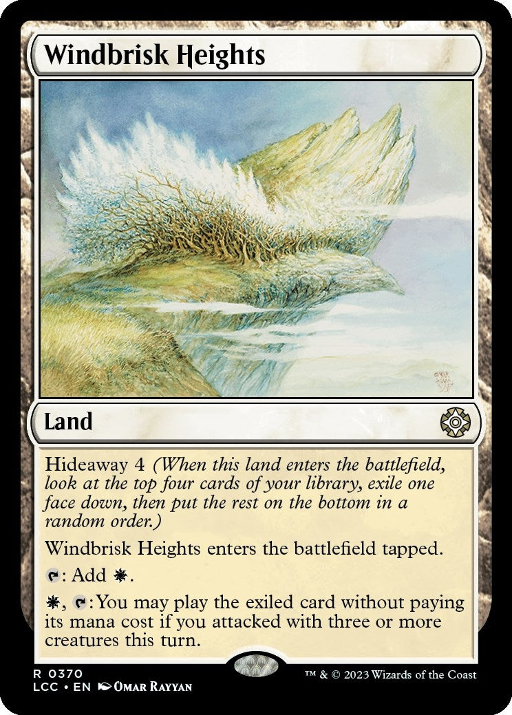 Image for Windbrisk Heights (370) (Commander: The Lost Caverns of Ixalan) - Magic: The Gathering