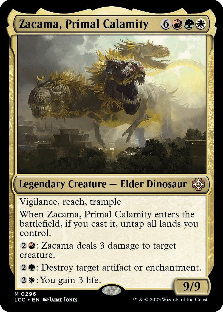 Image for Zacama, Primal Calamity (296) (Commander: The Lost Caverns of Ixalan) - Magic: The Gathering