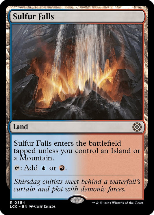 Image for Sulfur Falls (354) (Commander: The Lost Caverns of Ixalan) - Magic: The Gathering