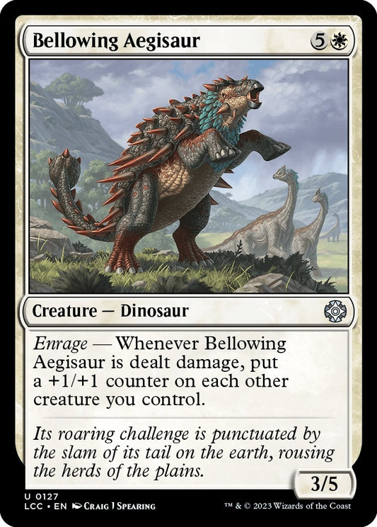 Image for Bellowing Aegisaur (127) (Commander: The Lost Caverns of Ixalan) - Magic: The Gathering